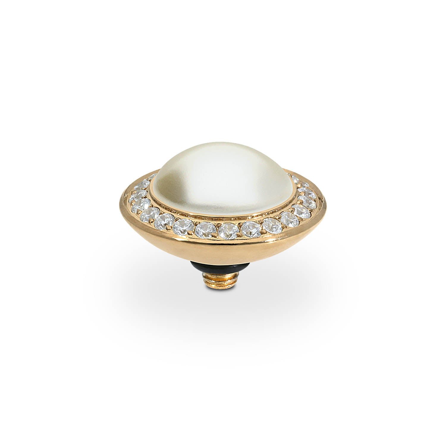 Tondo de luxe 9 mm gold, pearl