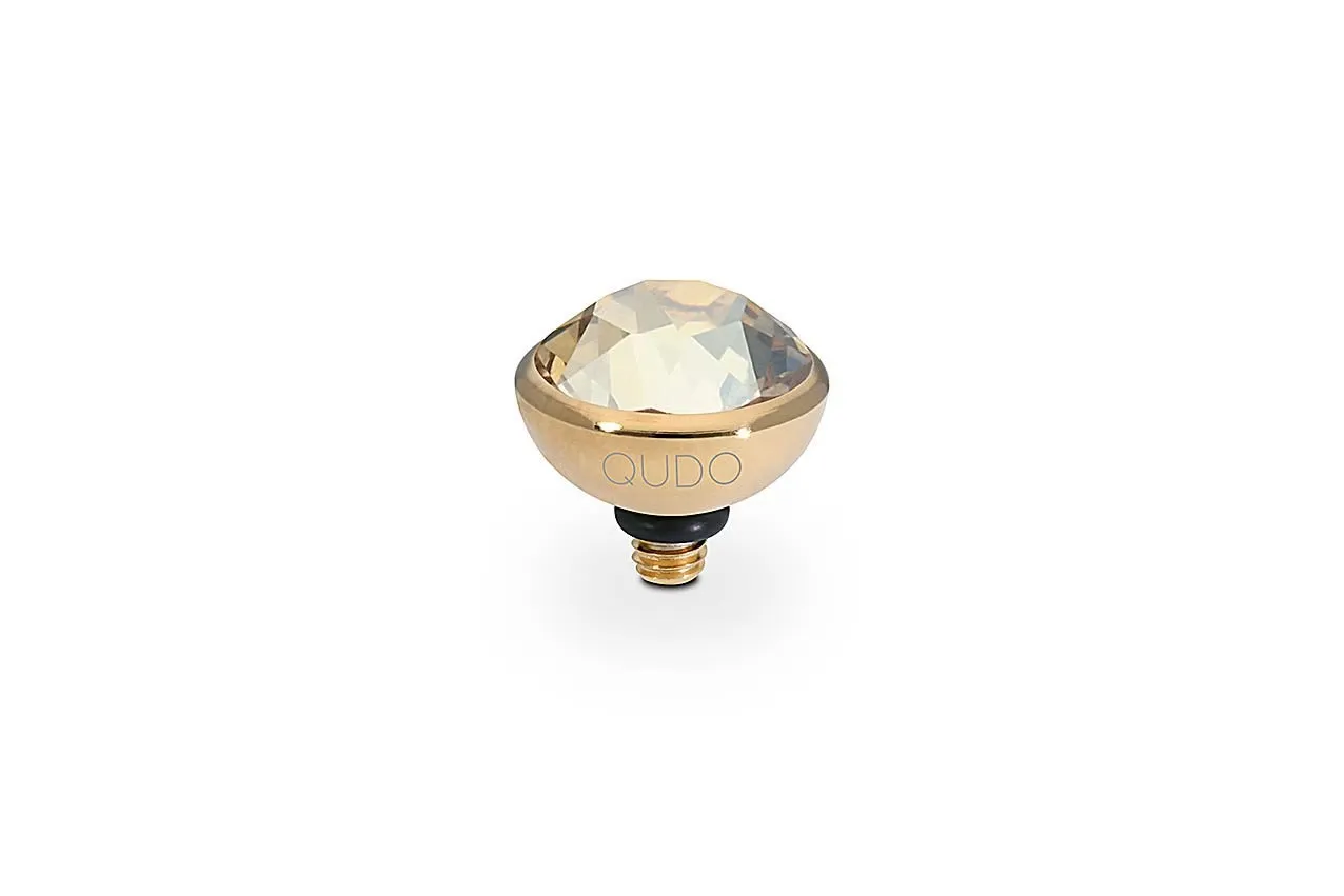Bottone 10mm gold golden shadow