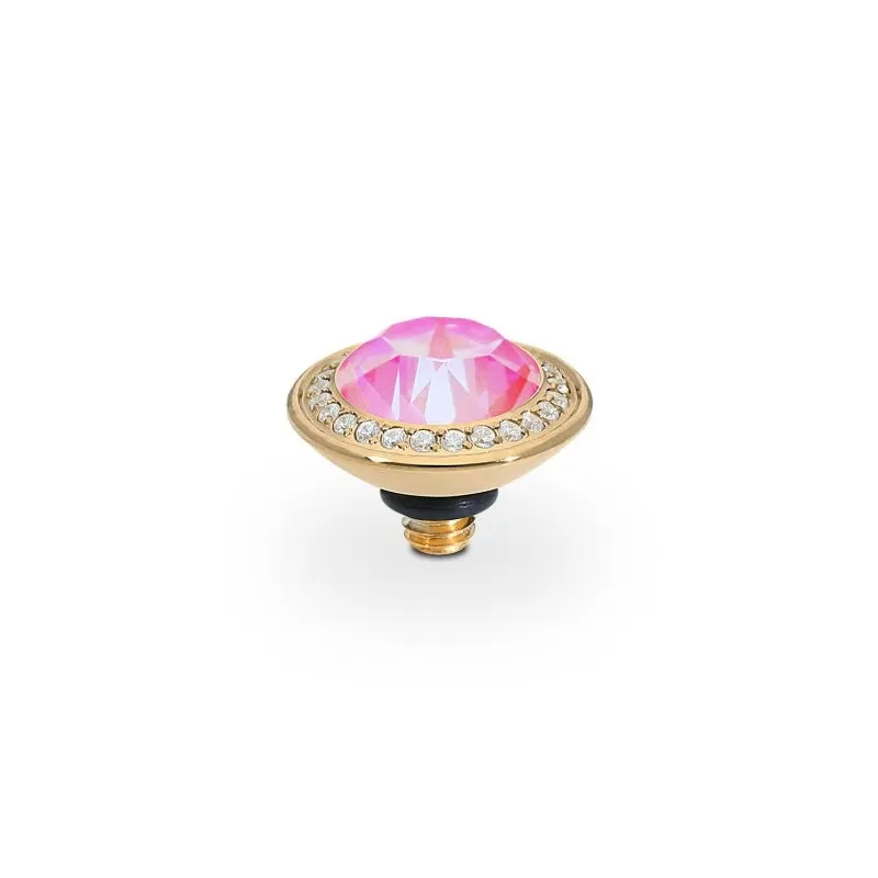 Tondo de luxe 9 mm gold, lotus pink delight