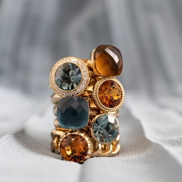 Tondo 13 mm gold light colorado topaz - Image 2