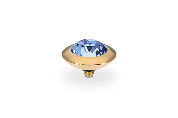 Tondo 13 mm gold light sapphire
