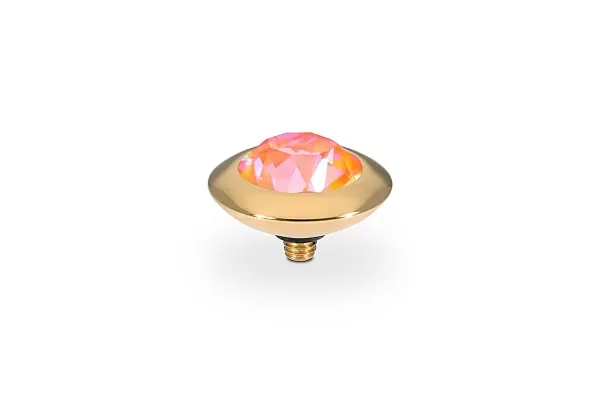 Tondo 13mm gold orange glow delite