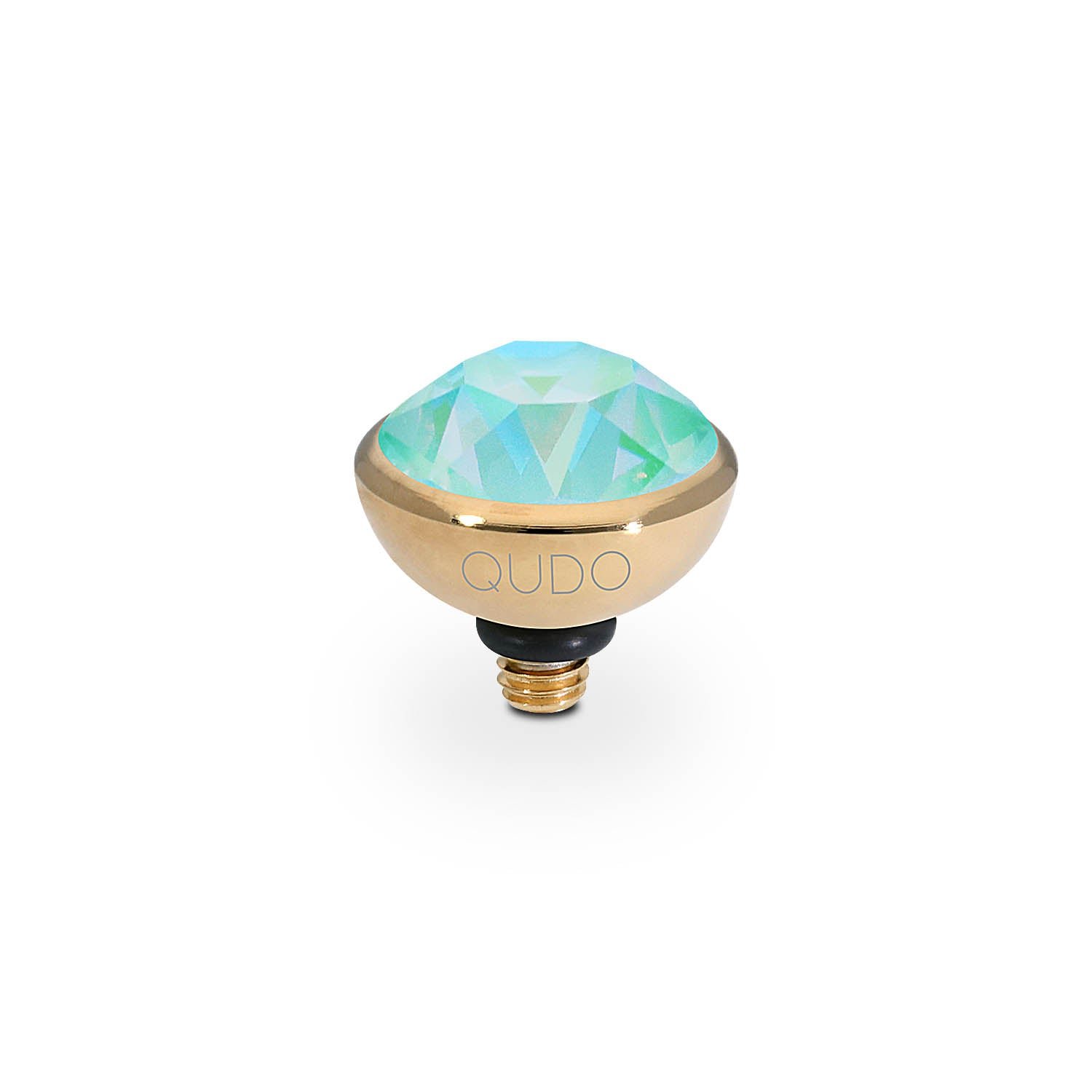 Bottone 10mm gold silky sage delight
