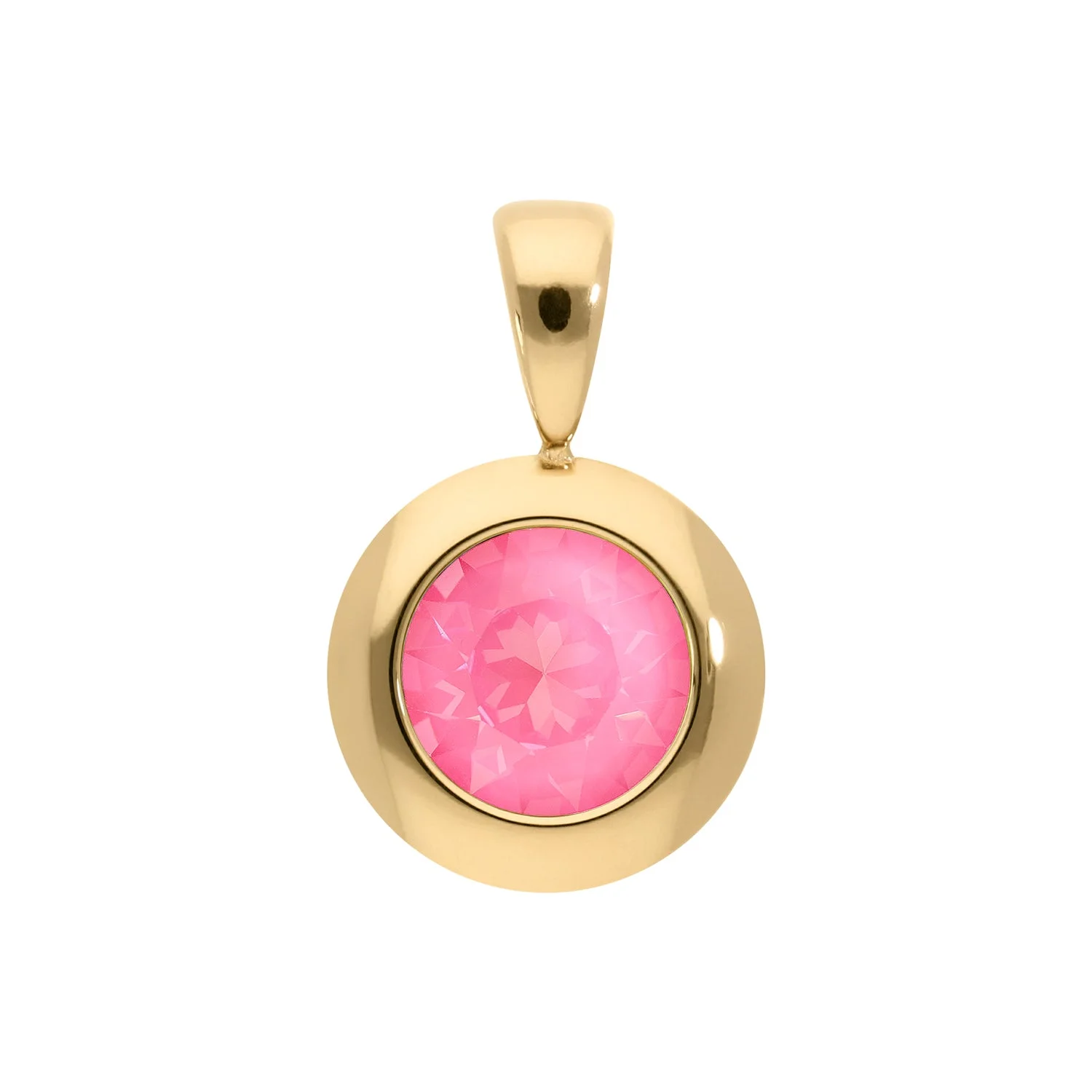Tondo pendant 13 mm Crystal Dahlia Ignite