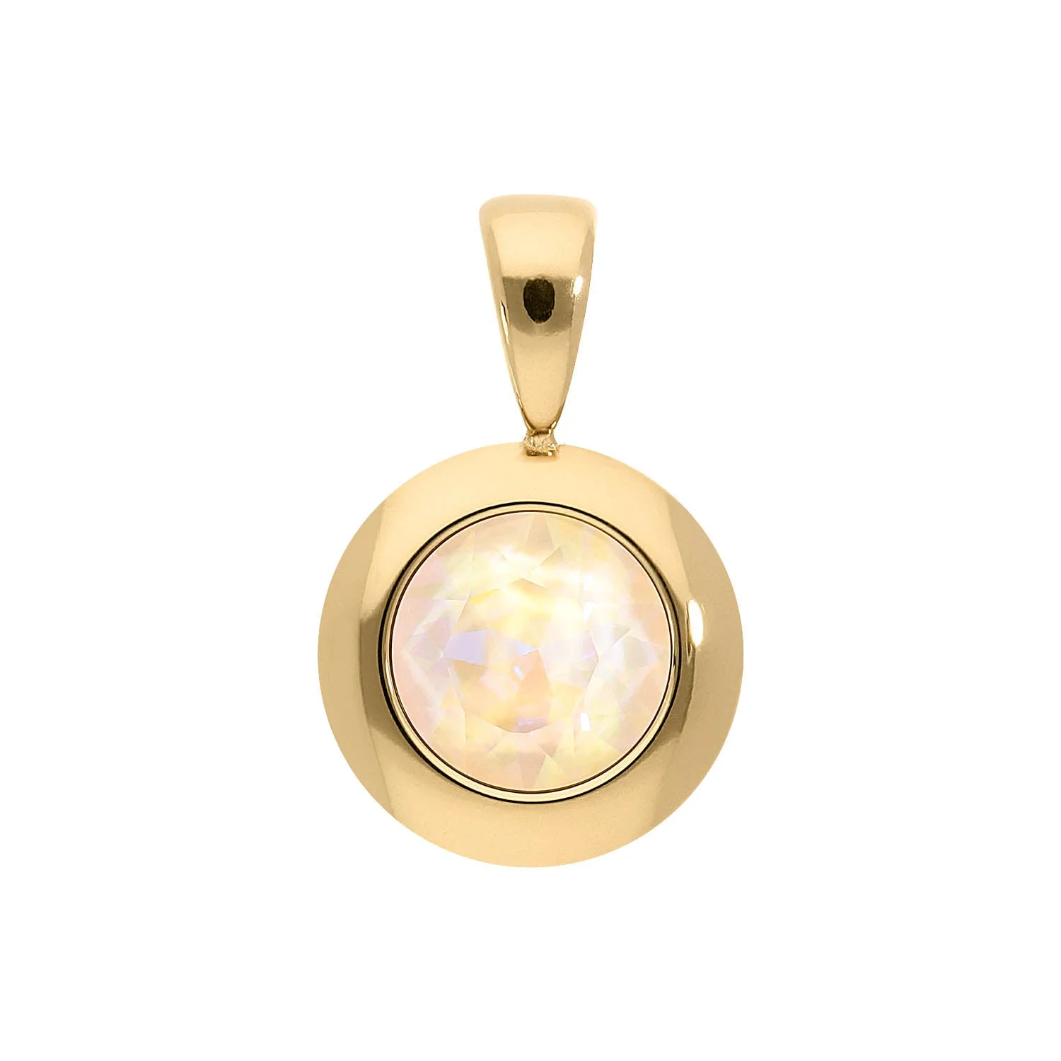 Tondo pendant 13 mm ivory cream