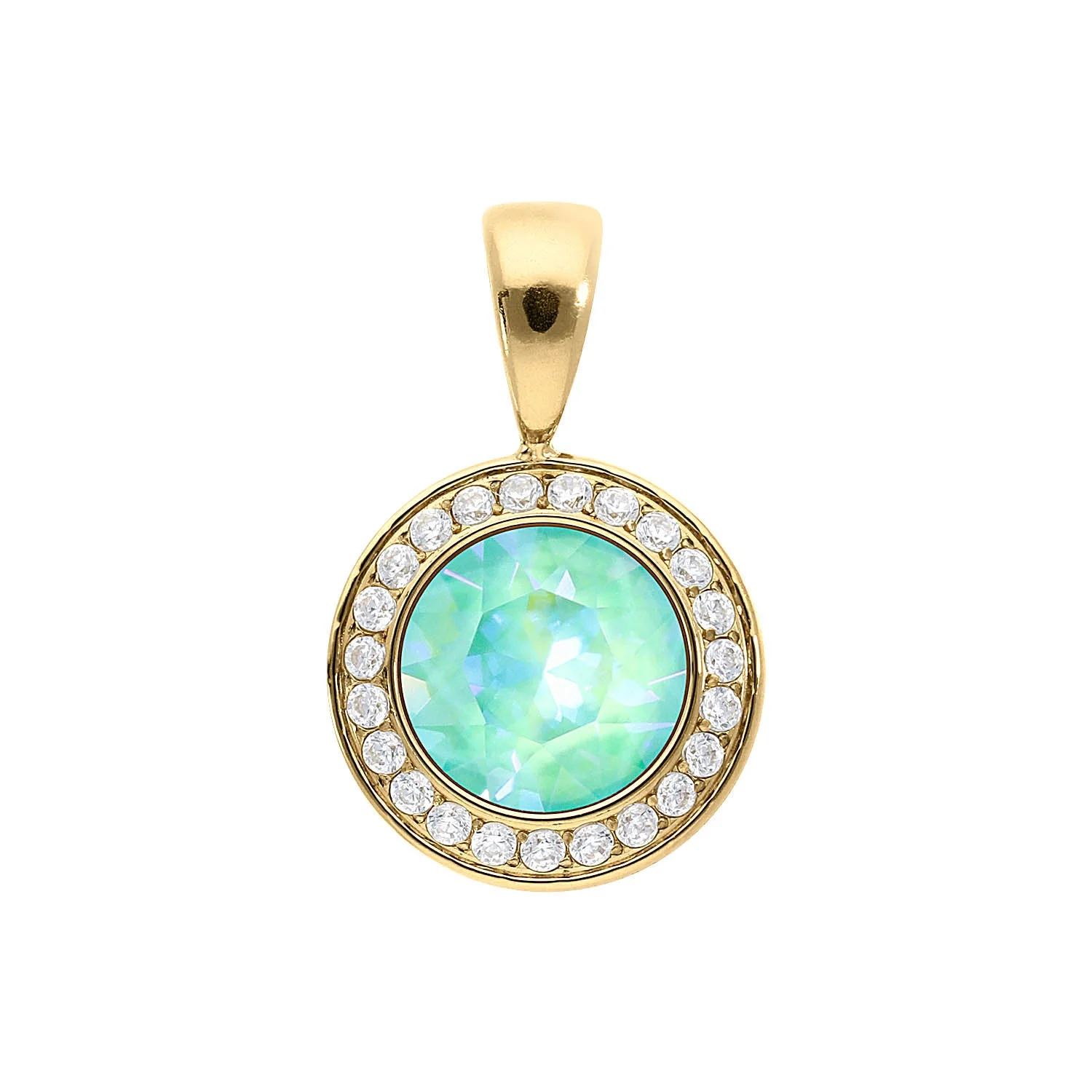 Tondo Deluxe pendant 13 mm silky sage