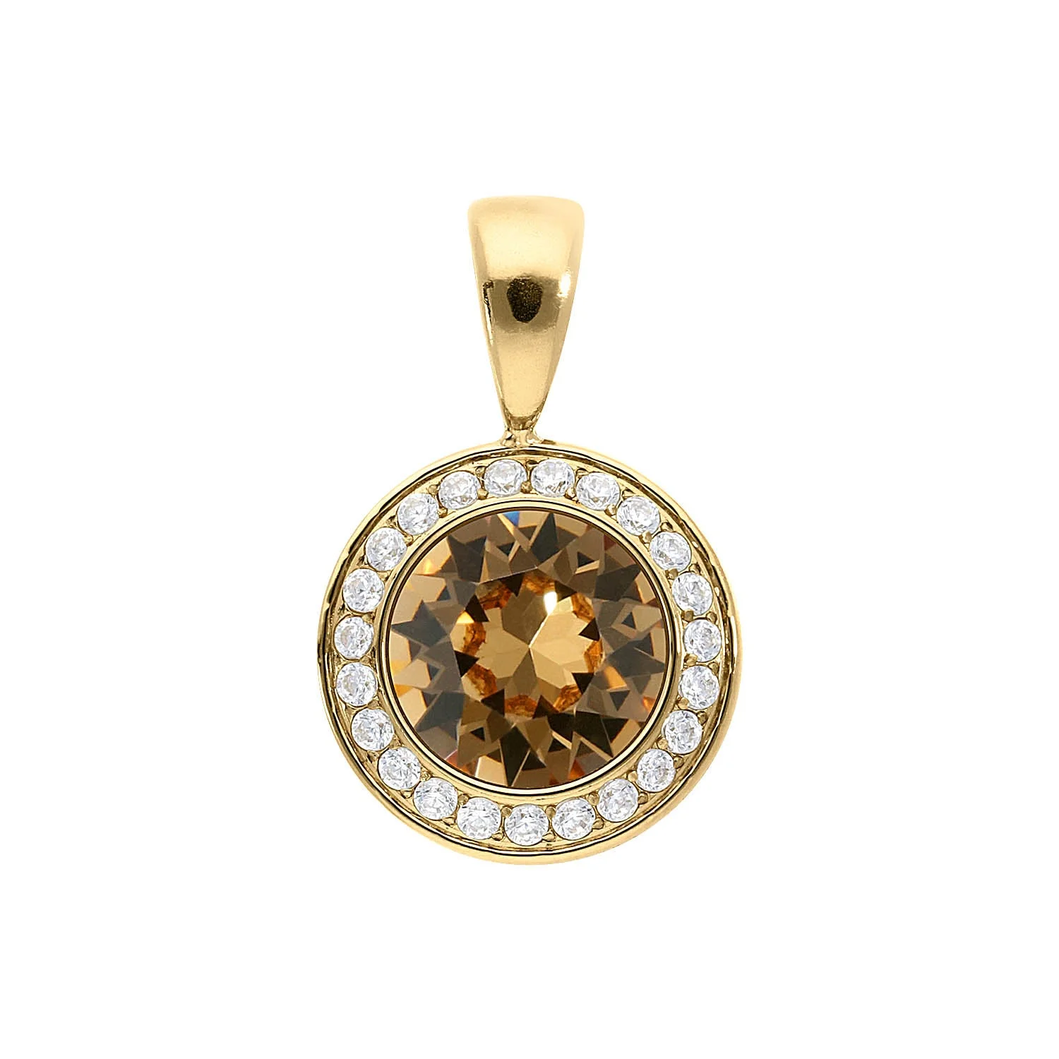 Tondo Deluxe pendant 13 mm light colorado topaz