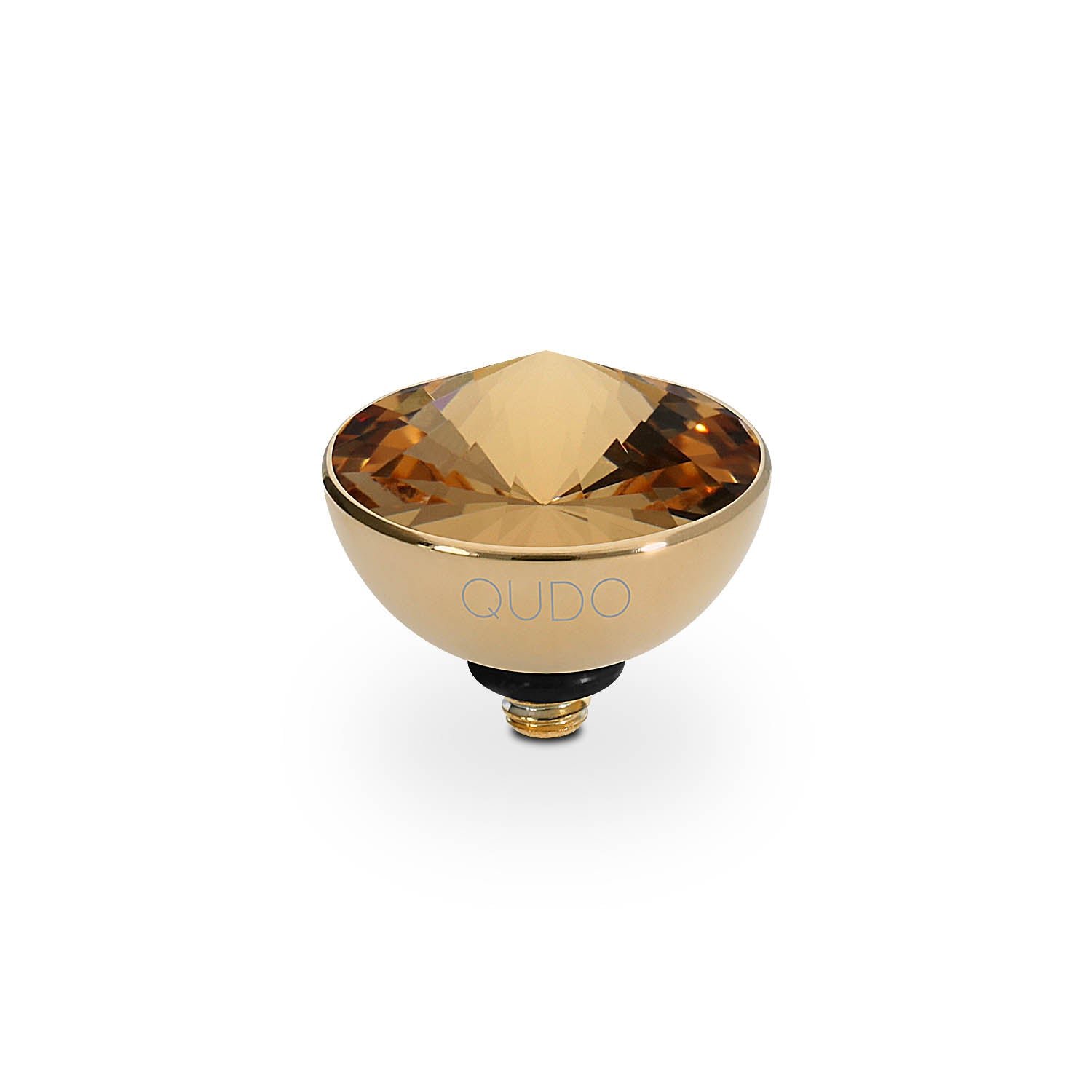 Bottone 11.5 mm gold light colorado topaz