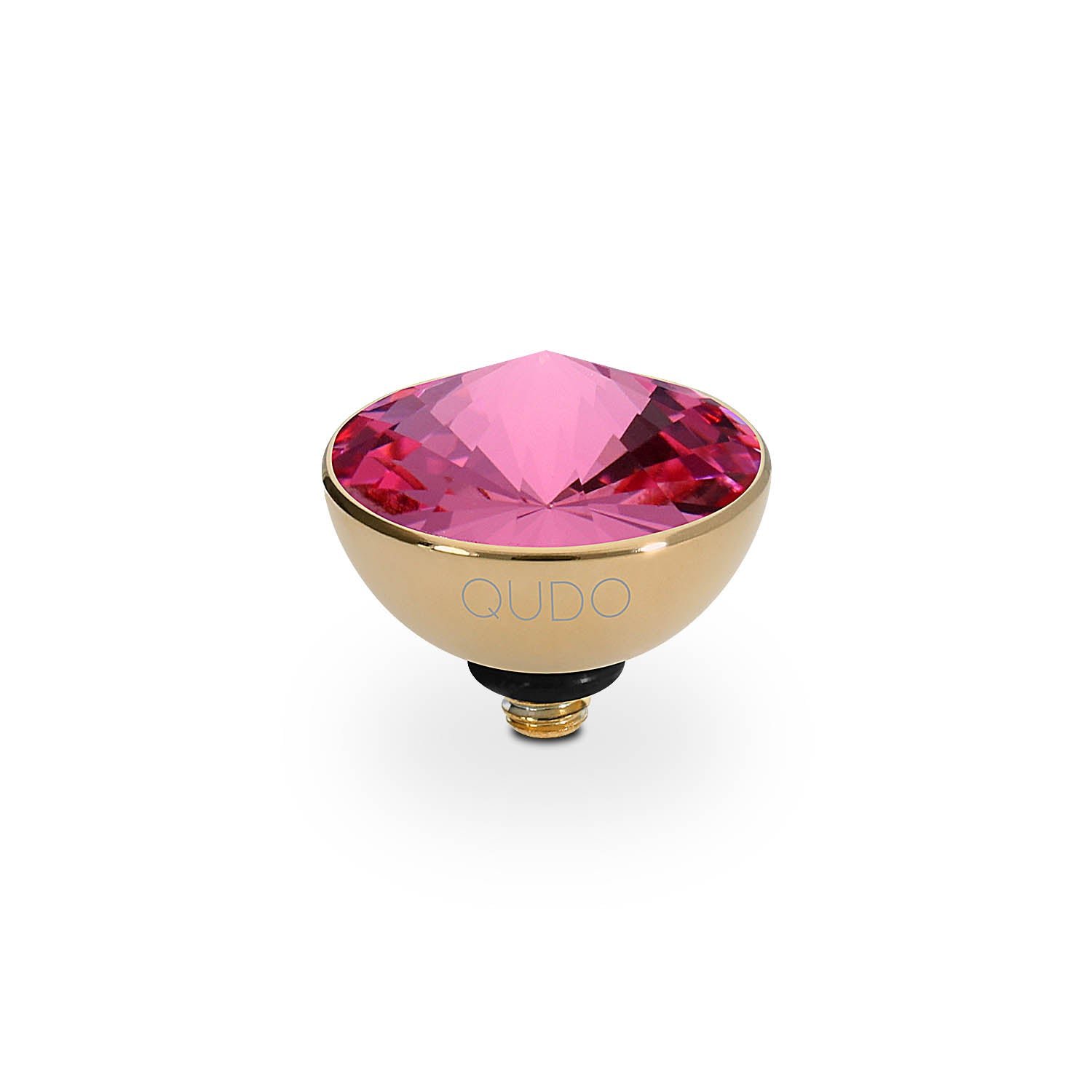 Bottone 11.5 mm gold rose